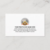 Verf Splatter Home Reparaties Remodellering Visitekaartje (Achterkant)