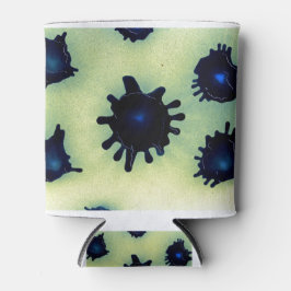 Verf Splatter in blauw Blikjeskoeler