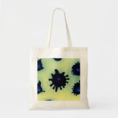 Verf Splatter in blauw Tote Bag (Voorkant)