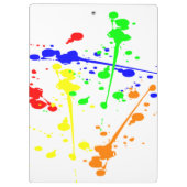 Verf Splatter Klembord (Achterkant)