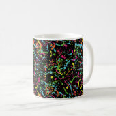 Verf Splatter Koffiemok (Voorkant rechts)