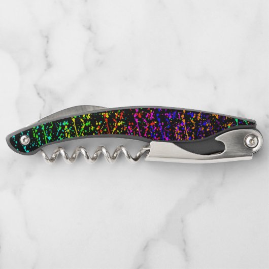 Verf Splatter Kurkentrekker (Achterkant)