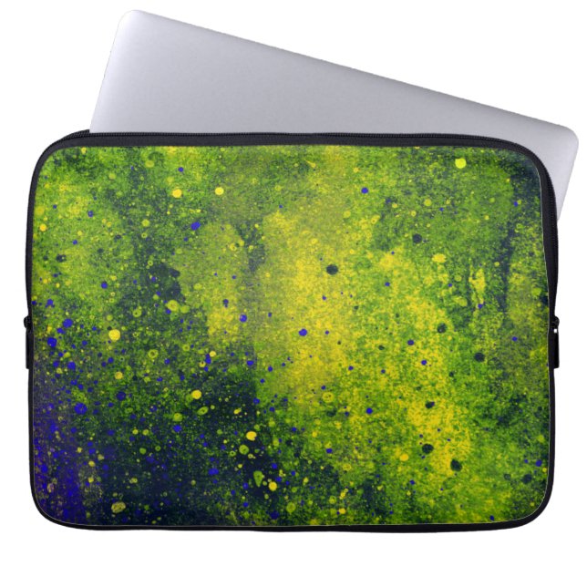 Verf Splatter Laptop Sleeve (Voorkant)