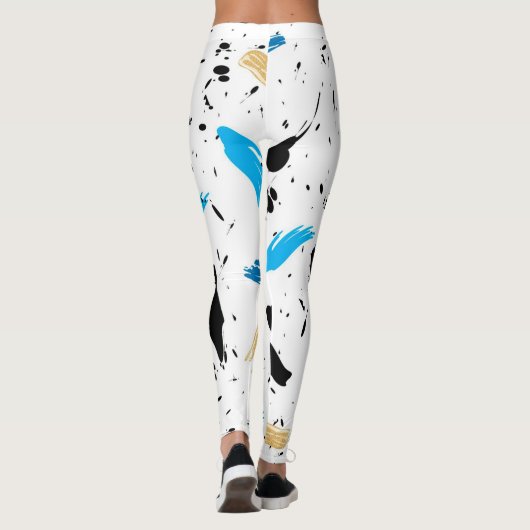Verf Splatter Leggings (Achterkant)