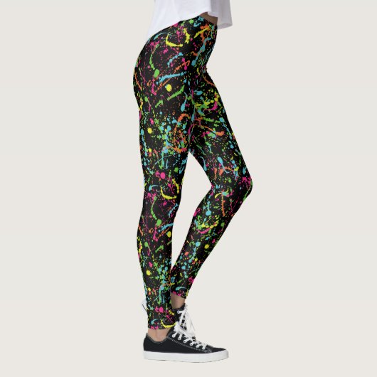 Verf Splatter Leggings (Rechts)