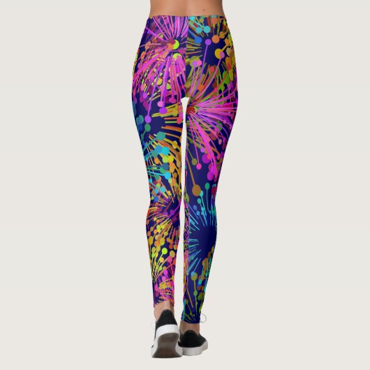 Verf Splatter Leggings (Achterkant)