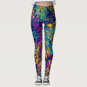Verf Splatter Leggings (Voorkant)