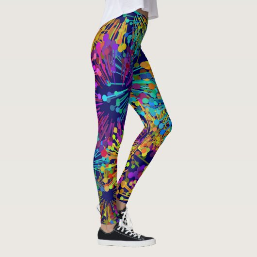 Verf Splatter Leggings (Rechts)