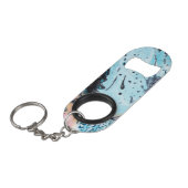 Verf Splatter Mini Flessenopener (Voorkant Gekanteld)