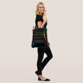 [Verf Splatter] Modern Abstract artistiek zwart Tote Bag (Op model)