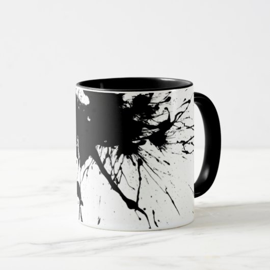 Verf Splatter Mok (Voorkant rechts)