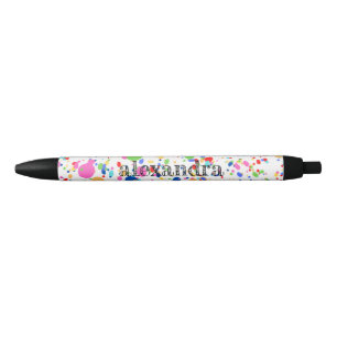 Verf Splatter Naam Ink Pen - Meervoudige regenboog