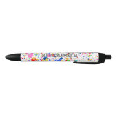 Verf Splatter Naam Ink Pen - Meervoudige regenboog (Bodem)