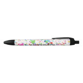 Verf Splatter Naam Ink Pen - Meervoudige regenboog (Bovenkant)
