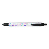 Verf Splatter Naam Ink Pen - Multiroze (Achterkant)