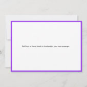 Verf Splatter Neon Foto Hartelijk dank Bedankkaart (Achterkant)