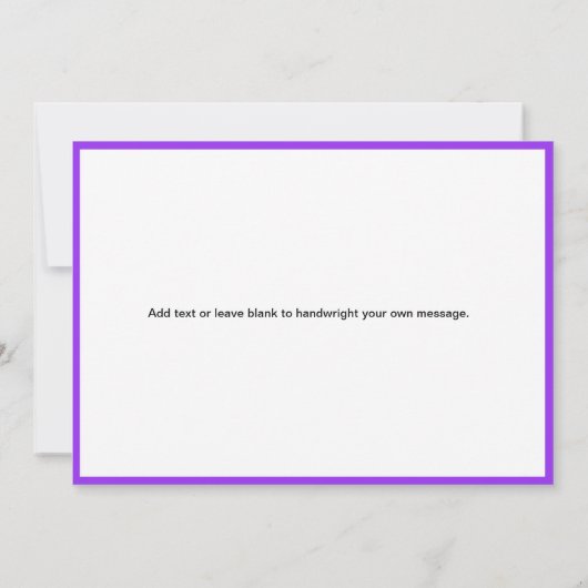 Verf Splatter Neon Foto Hartelijk dank Bedankkaart (Achterkant)