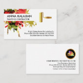 Verf Splatter Nieuwe Borstel het Schilderen Visitekaartje (Voorkant / Achterkant)