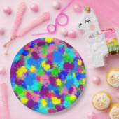 Verf Splatter Papieren Bordje (Feest)