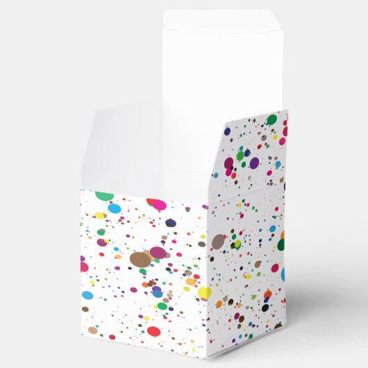 Verf Splatter Party Box Bedankdoosjes (Geopend)