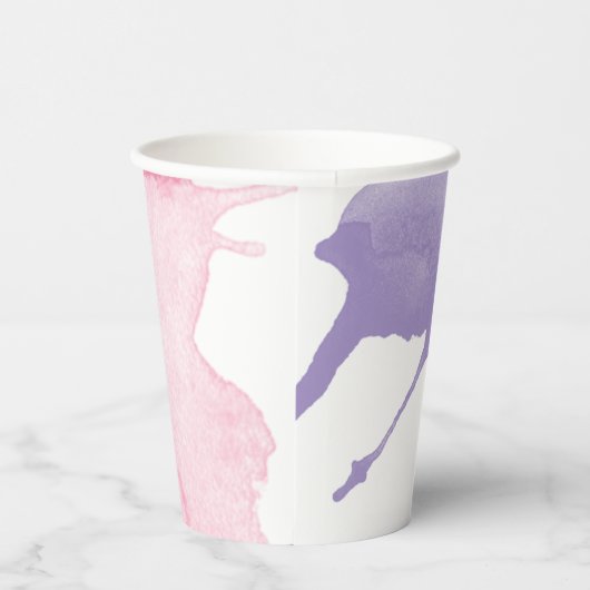 Verf Splatter Party Paper Cups Papieren Bekers (Rechts)