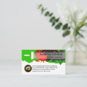 Verf Splatter Peeling Wall Roller Brush Visitekaartje (Staand voorkant)