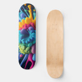 Verf Splatter Persoonlijk Skateboard (Voorkant)