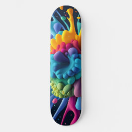 Verf Splatter Persoonlijk Skateboard