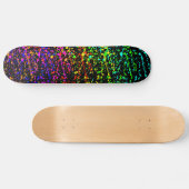Verf Splatter Persoonlijk Skateboard (Horizontaal)