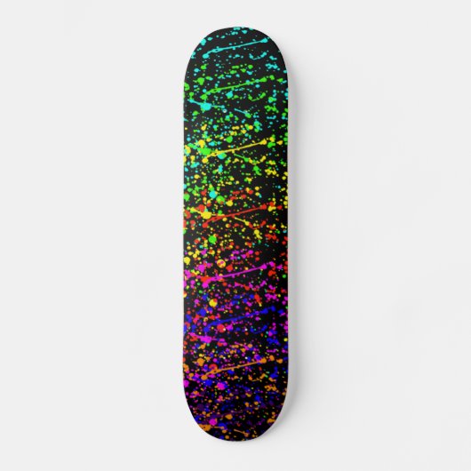 Verf Splatter Persoonlijk Skateboard (Voorkant)