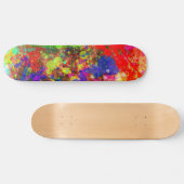 Verf Splatter Persoonlijk Skateboard (Horizontaal)
