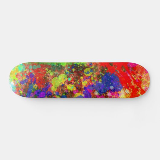 Verf Splatter Persoonlijk Skateboard (Horizontaal)