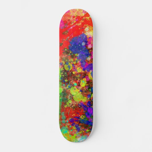 Verf Splatter Persoonlijk Skateboard (Voorkant)