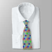 Verf Splatter Print Necktie Stropdas (Gebonden)