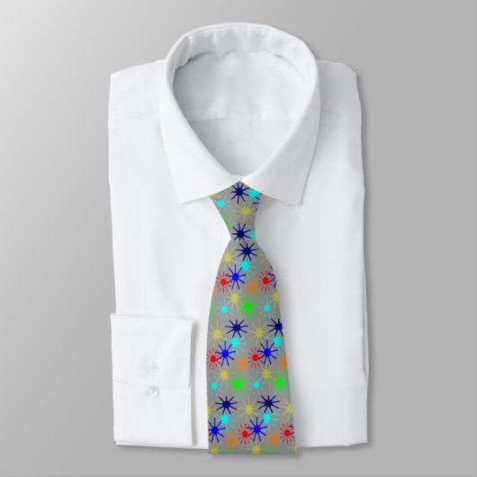 Verf Splatter Print stropdas (Gebonden)