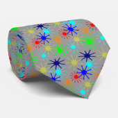 Verf Splatter Print stropdas (Opgerold)