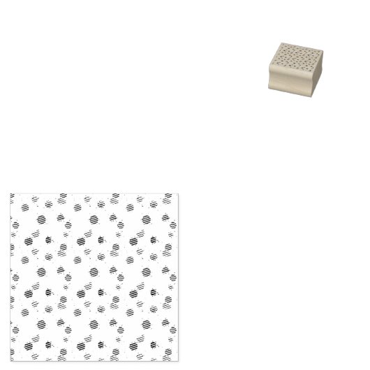 Verf Splatter Rubberstempel (Gestempeld)