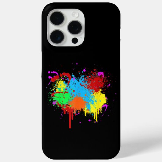 Verf Splatter Schilderij Abstracte Kunstverf Case-Mate iPhone Case (Achterkant)