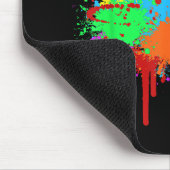 Verf Splatter Schilderij Abstracte Kunstverf Muismat (Hoek)
