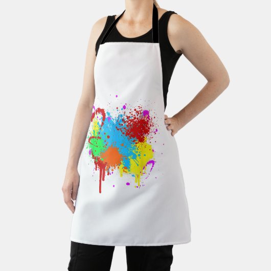  Verf Splatter Schilderij Abstracte Kunstverf Schort (Insitu)
