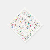 Verf Splatter servetten (Hoek)