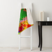 Verf Splatter Sherpa Deken (In situ)