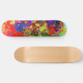 Verf Splatter Skateboard (Horizontaal)