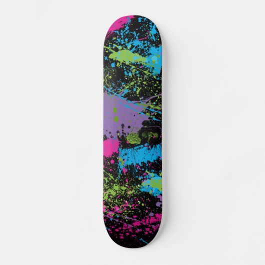 Verf Splatter Skateboard (Voorkant)
