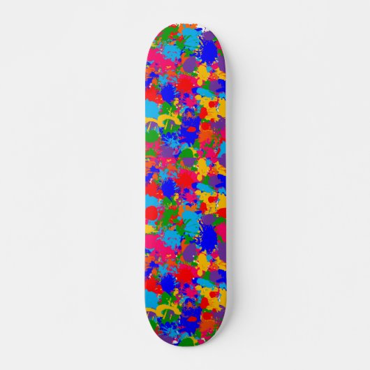 Verf Splatter Skateboard (Voorkant)