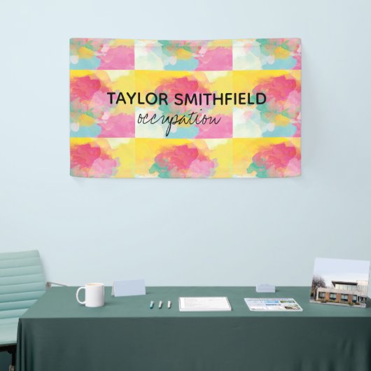 Verf Splatter Spandoek (Beurs)