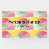 Verf Splatter Spandoek (Horizontaal)