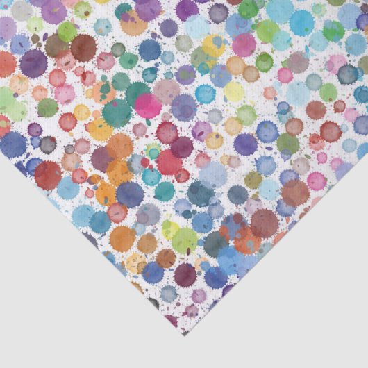 Verf Splatter Splashes Tissuepapier (Detail)