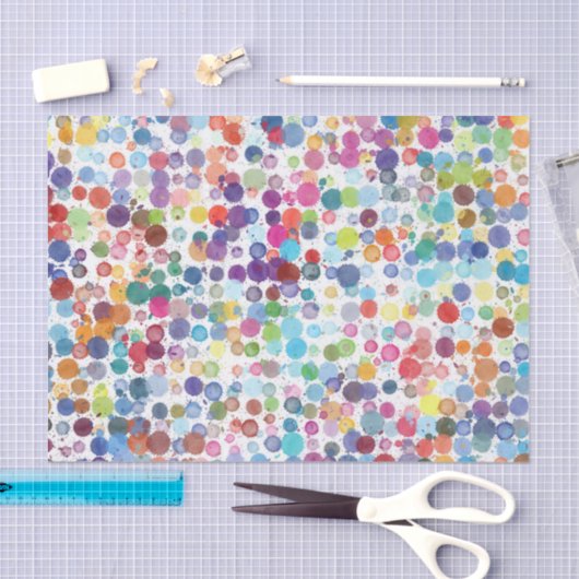 Verf Splatter Splashes Tissuepapier (Craft)