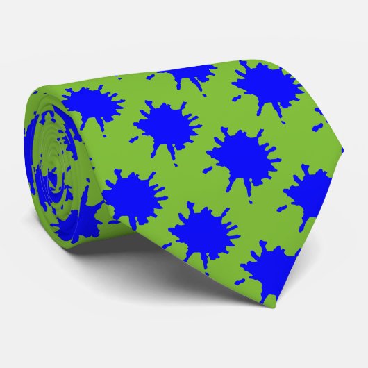 Verf Splatter Stropdas (Opgerold)